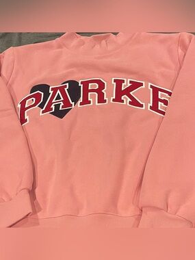 Parke Valentines Day Pink Mockneck